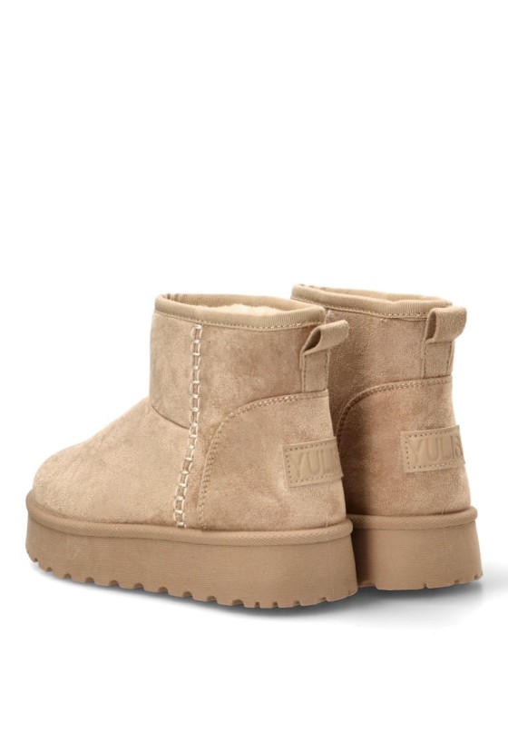 Botín beige de mujer Yulia 5002
