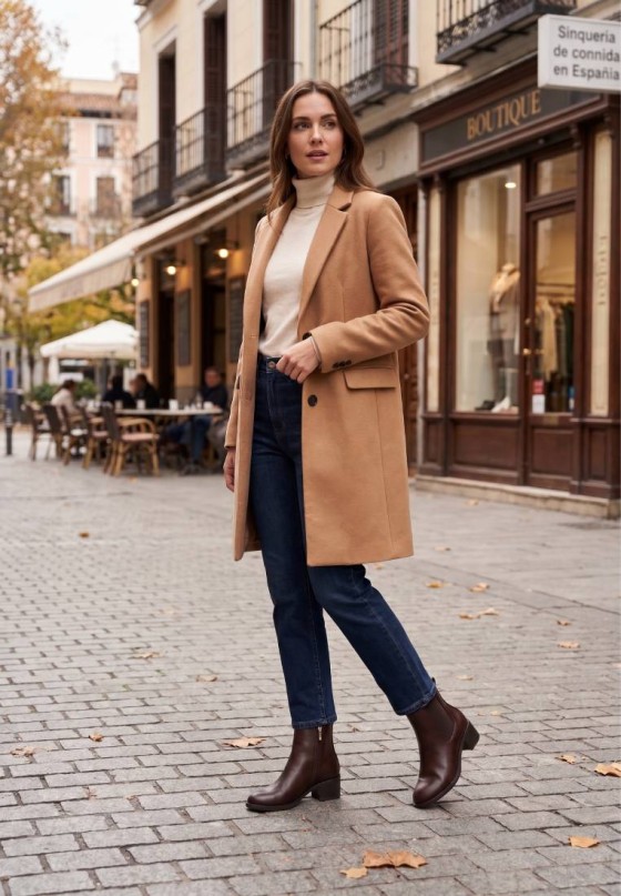 Botín café de mujer ARMONY 30046