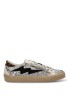 Deportivo con glitter y suela plana de mujer en color plomo M6500