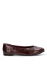 Bailarina burdeos con suela plana XTI 146404 para mujer