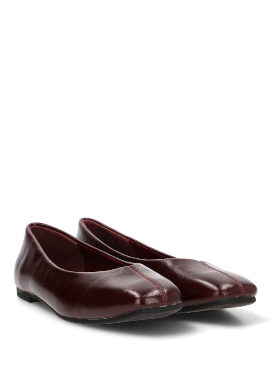 Bailarina burdeos con suela plana XTI 146404 para mujer