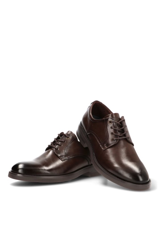 Bluchers XTI 146760 marrón sintético con suela plana para hombre