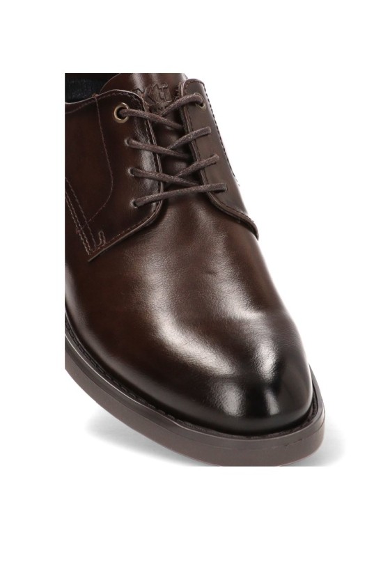 Bluchers XTI 146760 marrón sintético con suela plana para hombre