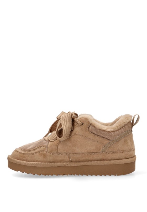 Deportivo beige de mujer XTI 146528