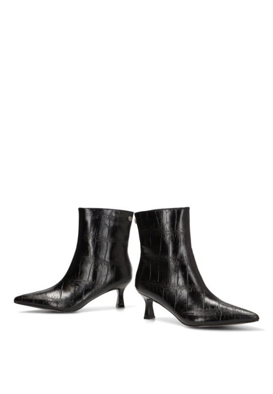 Botín negro de mujer XTI 146218 con tacón medio