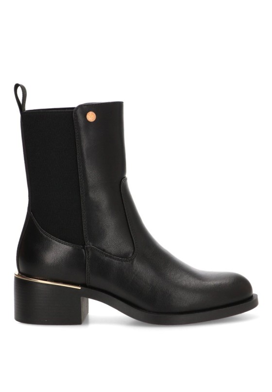 Botín Chelsea negro de mujer XTI 146362