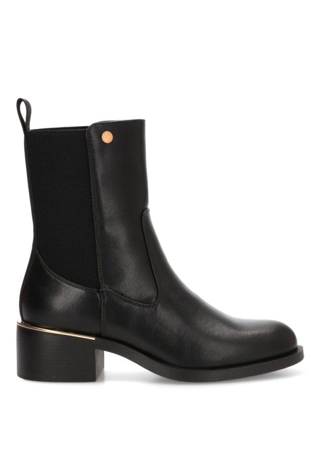 Botín Chelsea negro de mujer XTI 146362