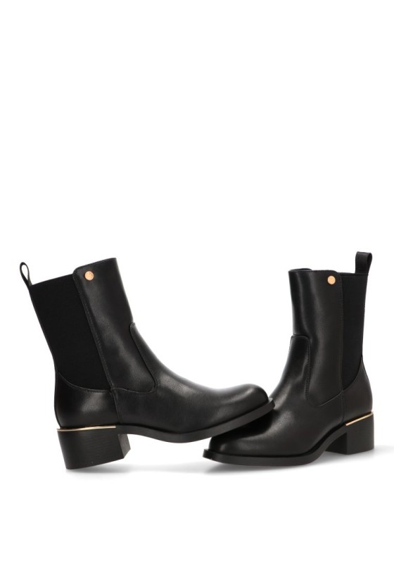 Botín Chelsea negro de mujer XTI 146362