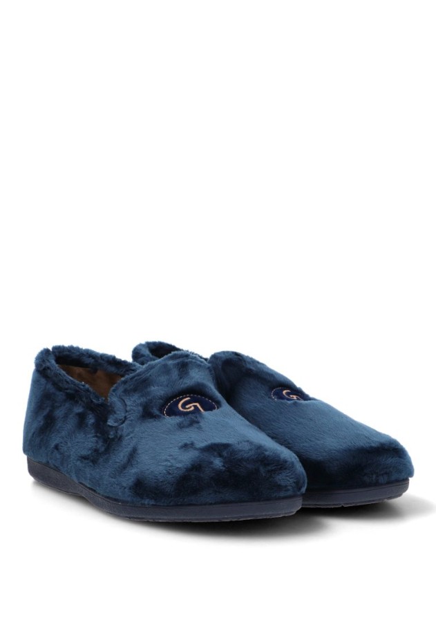 Zapatillas de casa de hombre en color marino GARZON 6501