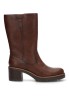 Bota marrón antelina de mujer YULIA 5017
