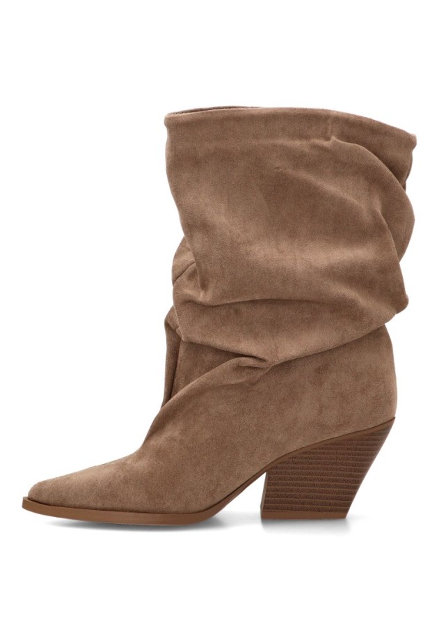Bota con tacón alto de antelina para mujer CINK-ME 2581A
