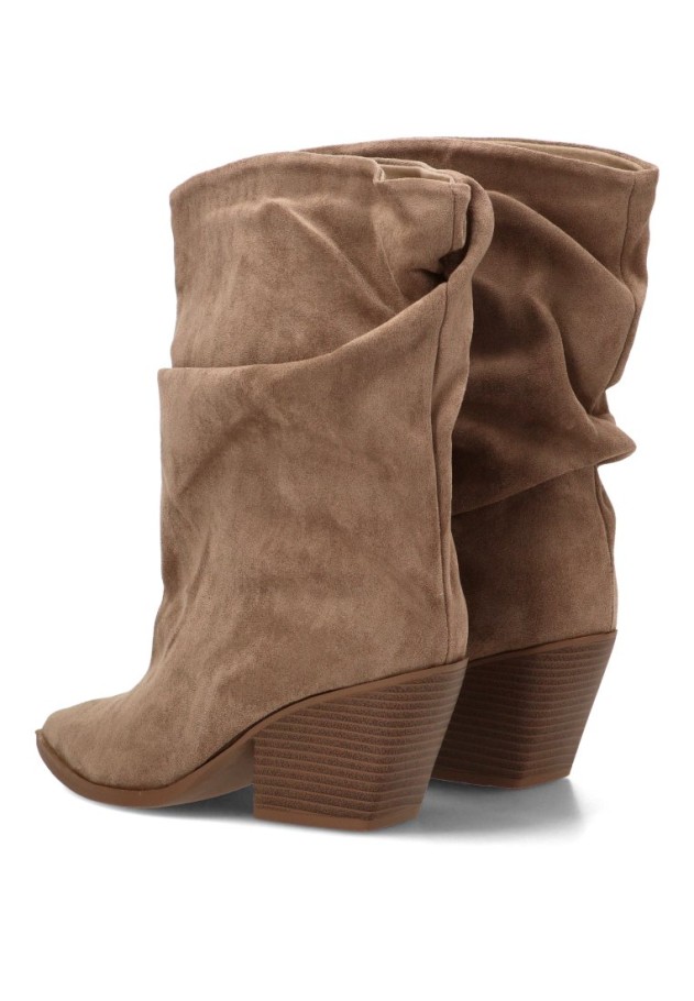 Bota con tacón alto de antelina para mujer CINK-ME 2581A