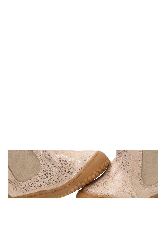 Botín taupe con brillo elástico de niña ETIKA 110586