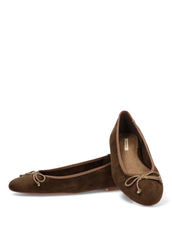 Bailarina kakhi de mujer Luna Trend M6545