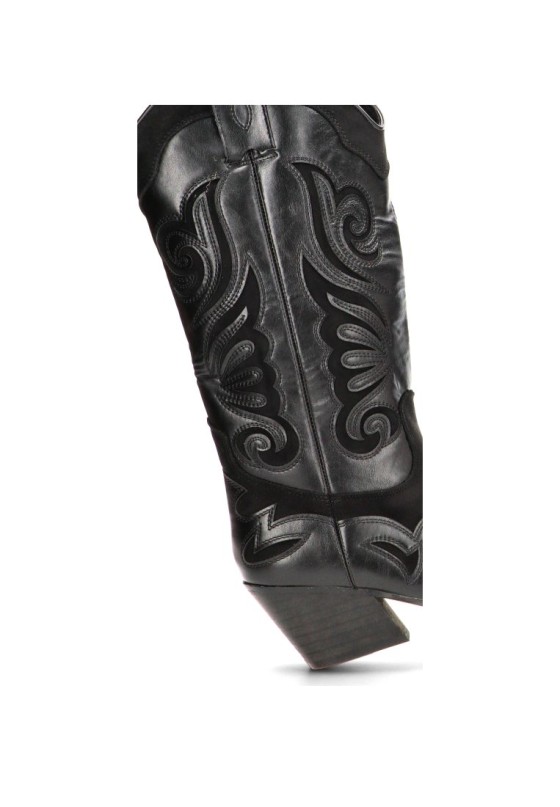 Bota campera con tacón medio de mujer LUNA TREND M6763