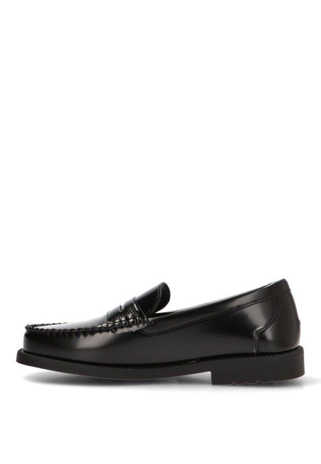 Mocasín VRE6-270 de hombre en negro sintético