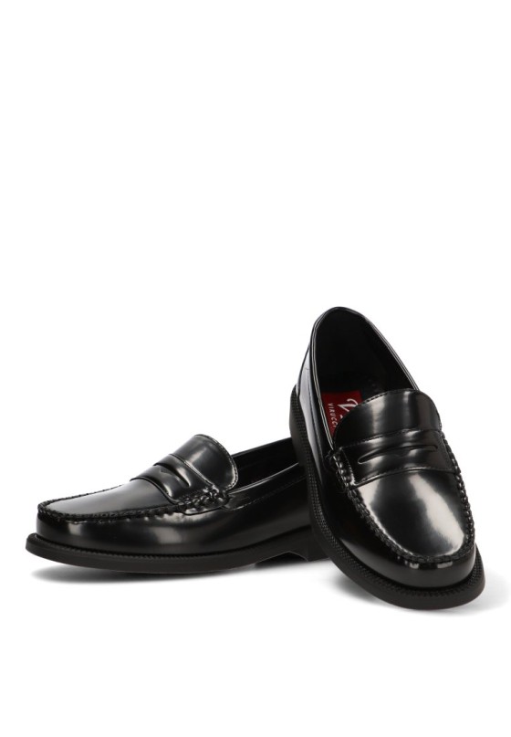 Mocasín VRE6-270 de hombre en negro sintético