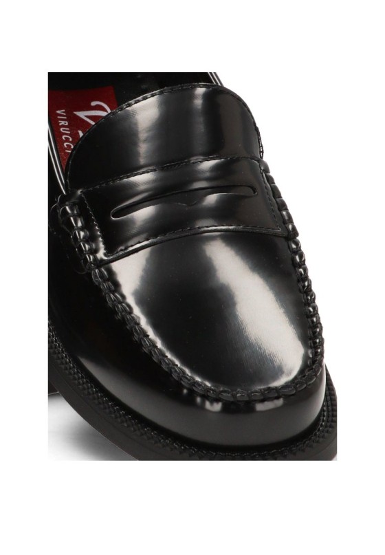 Mocasín VRE6-270 de hombre en negro sintético