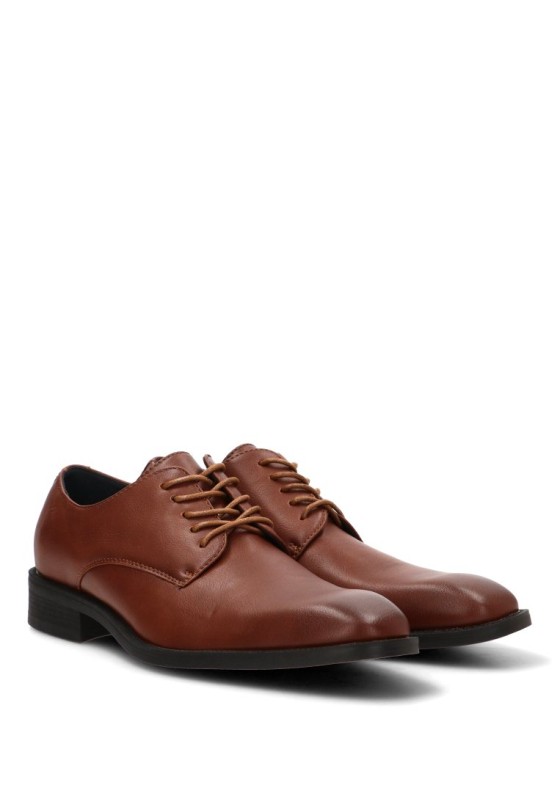 Bluchers de vestir VR3E-037 para hombre Luna Collection en cuero sintético con suela plana