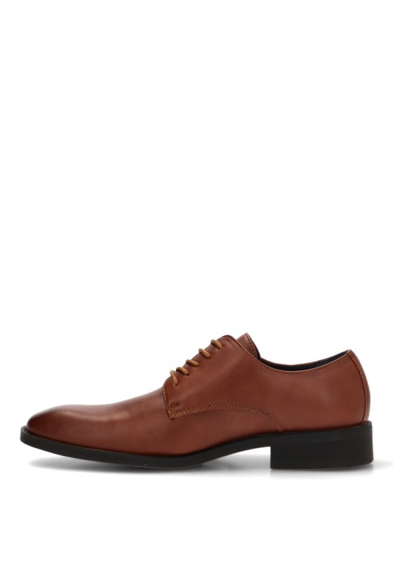 Bluchers de vestir VR3E-037 para hombre Luna Collection en cuero sintético con suela plana