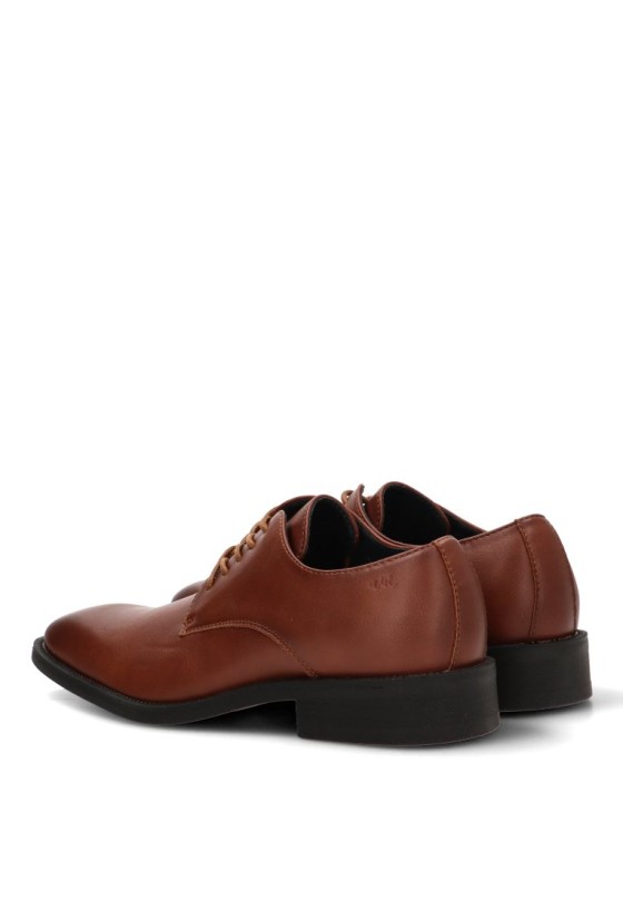 Bluchers de vestir VR3E-037 para hombre Luna Collection en cuero sintético con suela plana