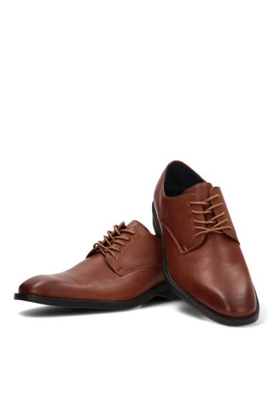 Bluchers de vestir VR3E-037 para hombre Luna Collection en cuero sintético con suela plana
