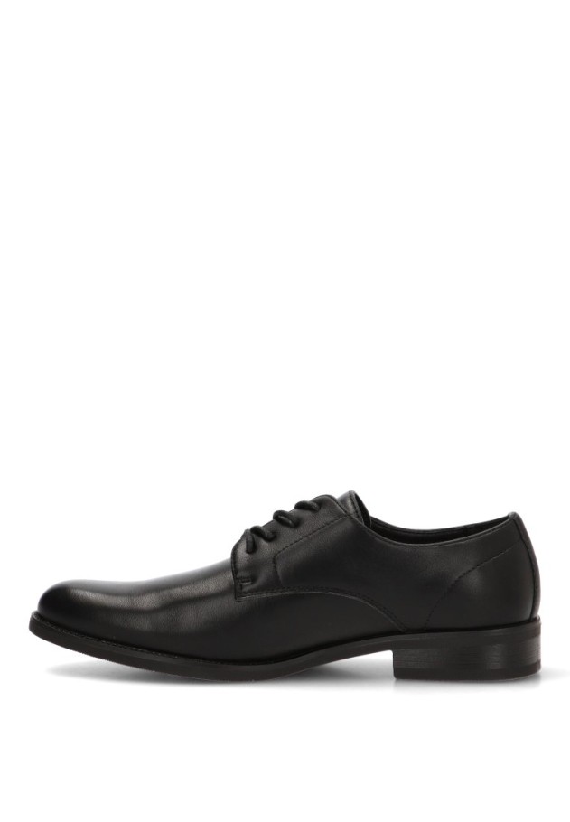 Bluchers negros sintéticos para hombre Luna Collection VRE6-260