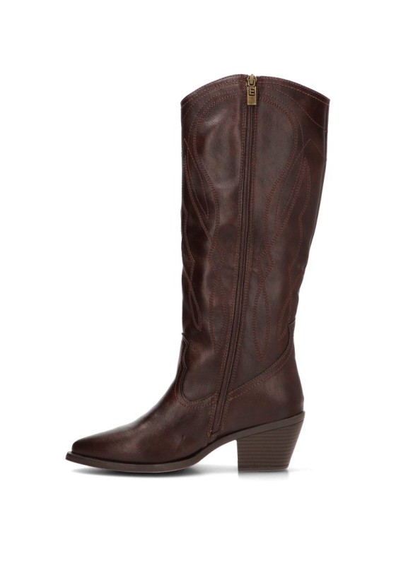 Bota campera marrón de mujer MUSTANG 55349