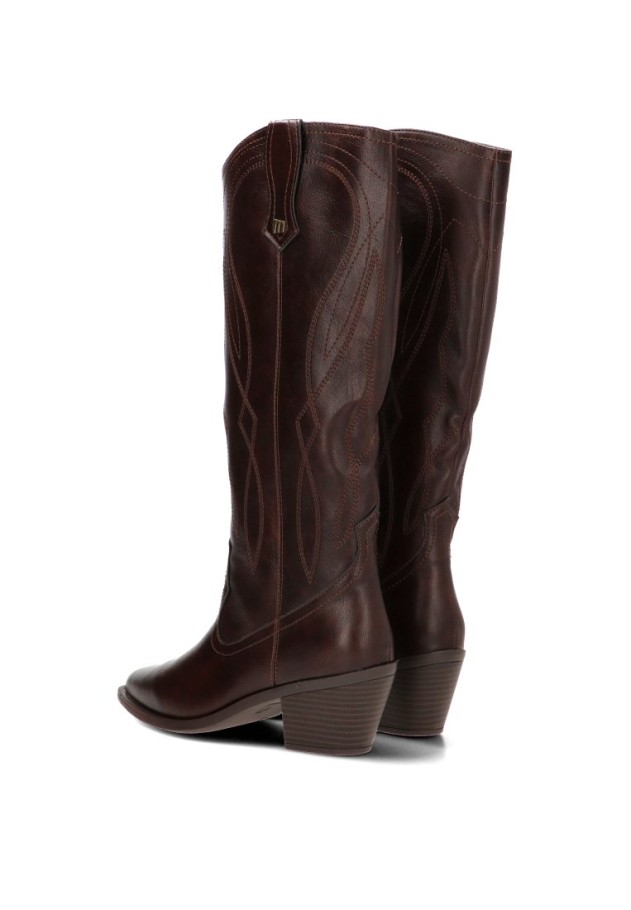 Bota campera marrón de mujer MUSTANG 55349