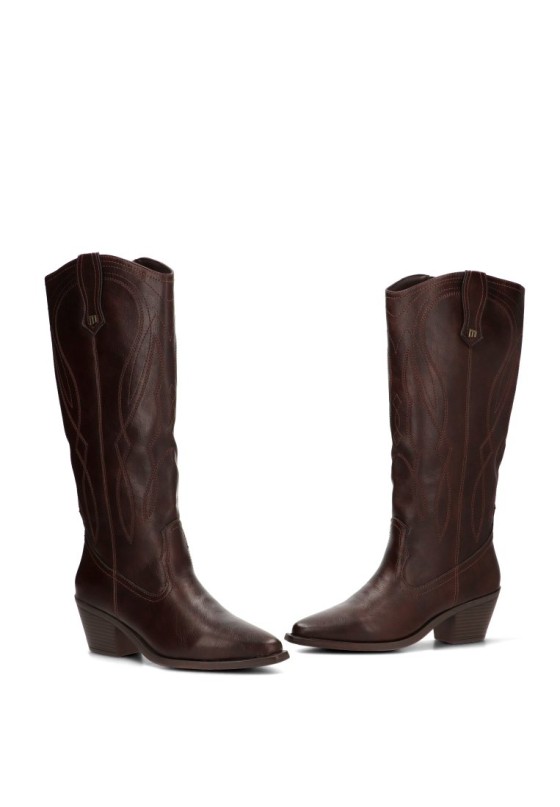 Bota campera marrón de mujer MUSTANG 55349