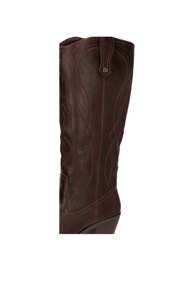 Bota campera marrón de mujer MUSTANG 55349
