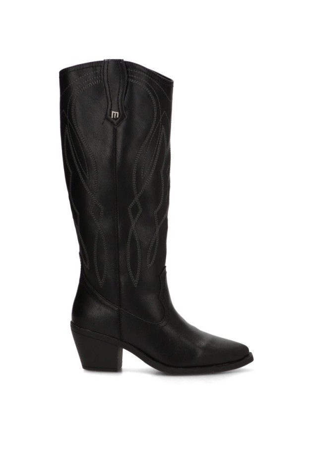 Bota campera negra de mujer MUSTANG 55349