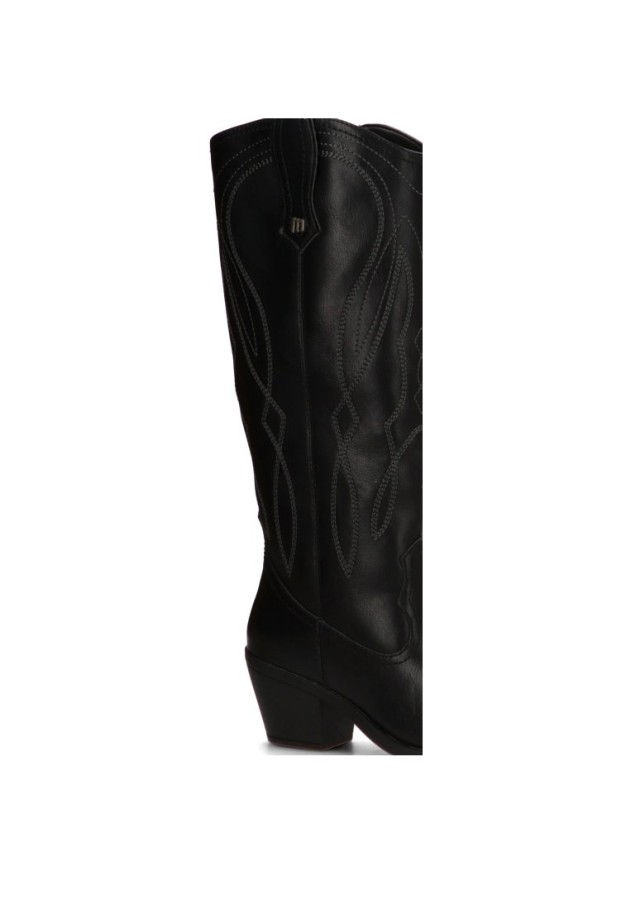 Bota campera negra de mujer MUSTANG 55349