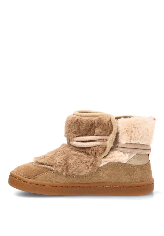 Botín estilo UGG GIOSEPPO 80521 beige barefoot para niña
