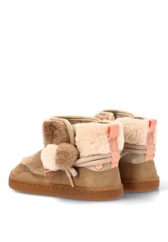 Botín estilo UGG GIOSEPPO 80521 beige barefoot para niña
