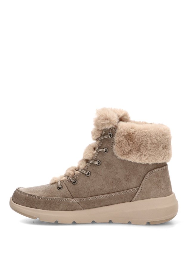 Botín taupe de mujer SKECHERS 144202