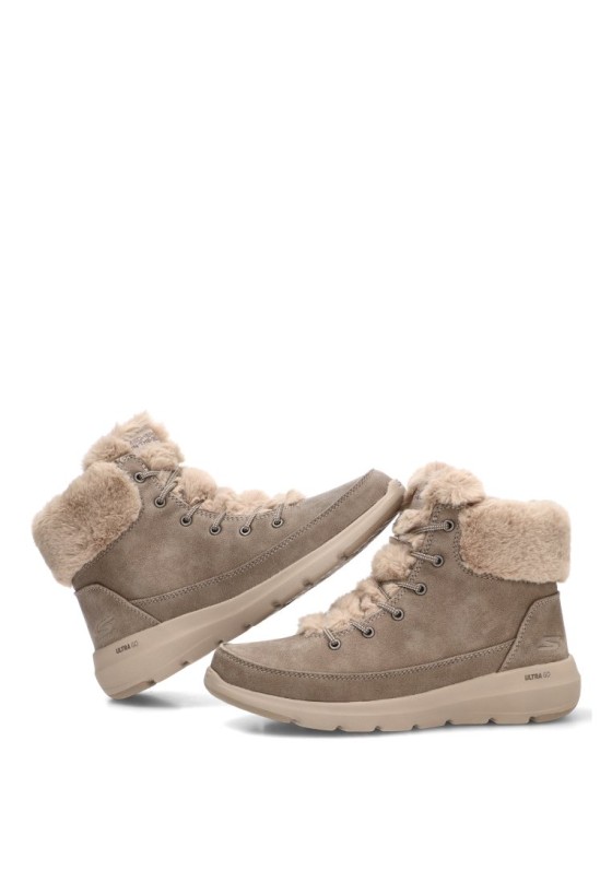 Botín taupe de mujer SKECHERS 144202