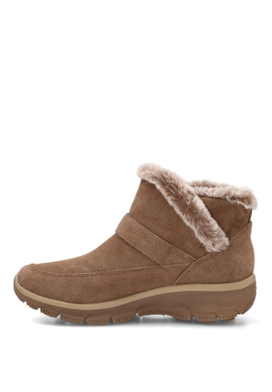 Botín con piel taupe de mujer SKECHERS 168185