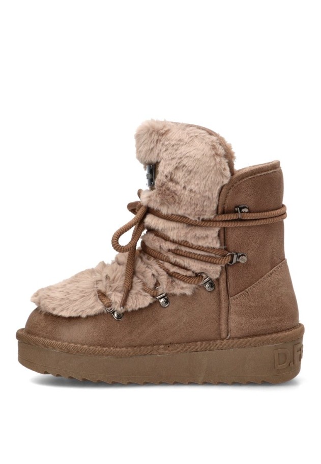 Botín taupe de mujer DR FRANKLIN DFSH370022