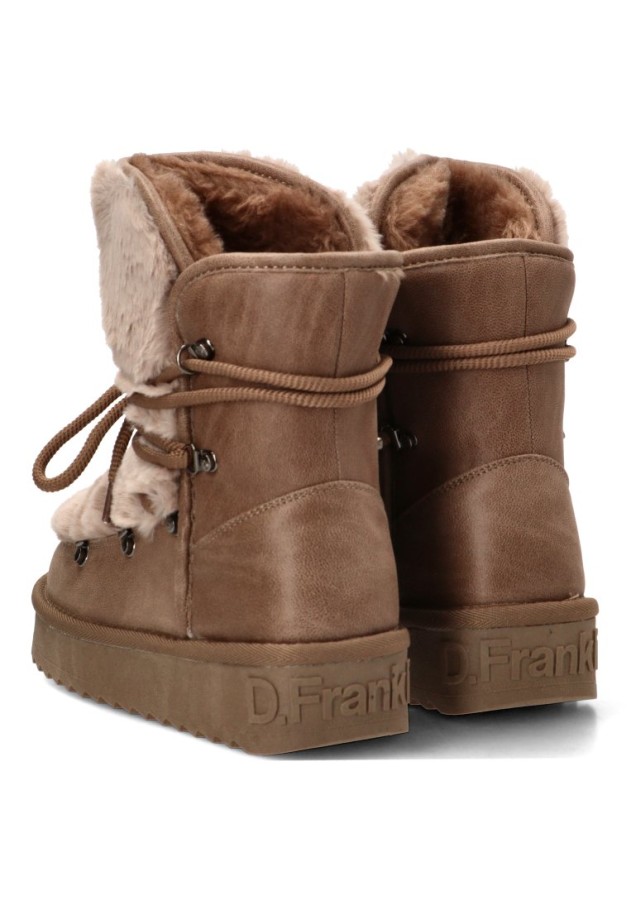 Botín taupe de mujer DR FRANKLIN DFSH370022