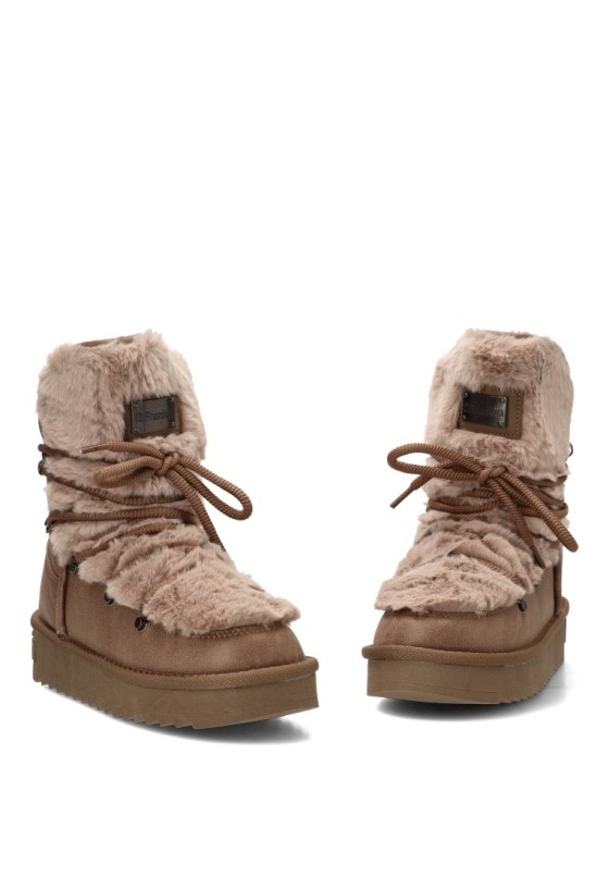 Botín taupe de mujer DR FRANKLIN DFSH370022