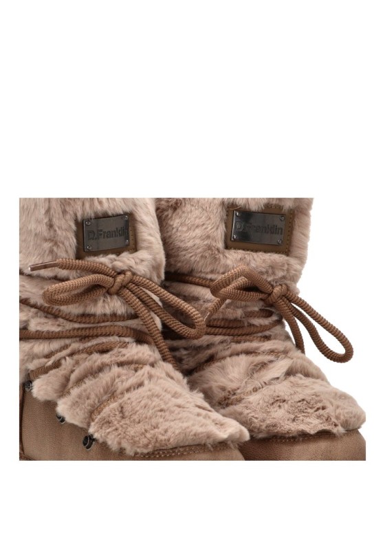 Botín taupe de mujer DR FRANKLIN DFSH370022