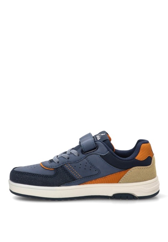 Deportivo niño LOIS 63346 marino con velcro y suela plana