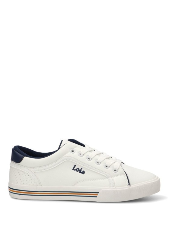 Deportivo blanco de hombre LOIS 61415