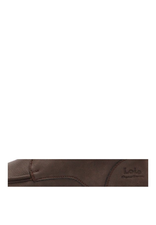 Botín chukka marrón con suela plana de hombre LOIS 64563