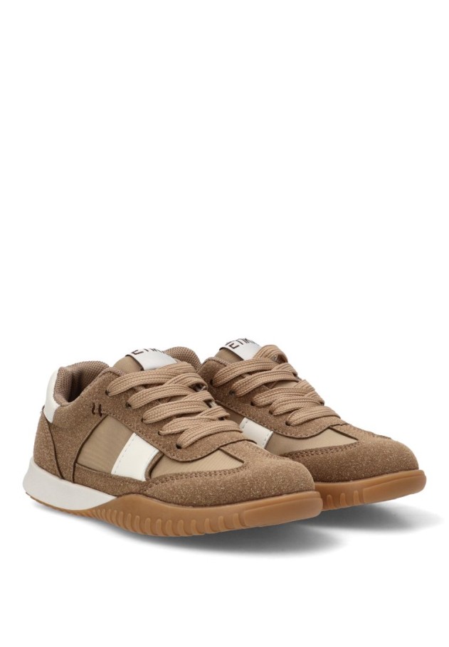 Deportivo taupe con suela plana de niño ETIKA 52496