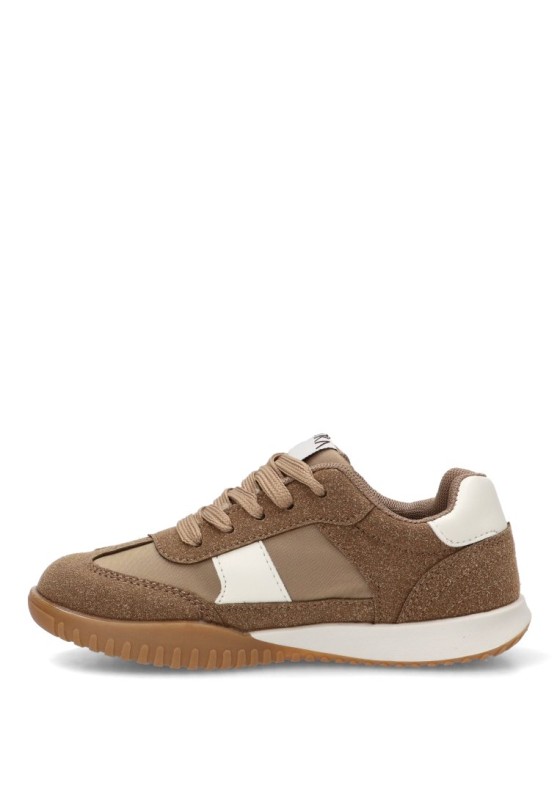 Deportivo taupe con suela plana de niño ETIKA 52496
