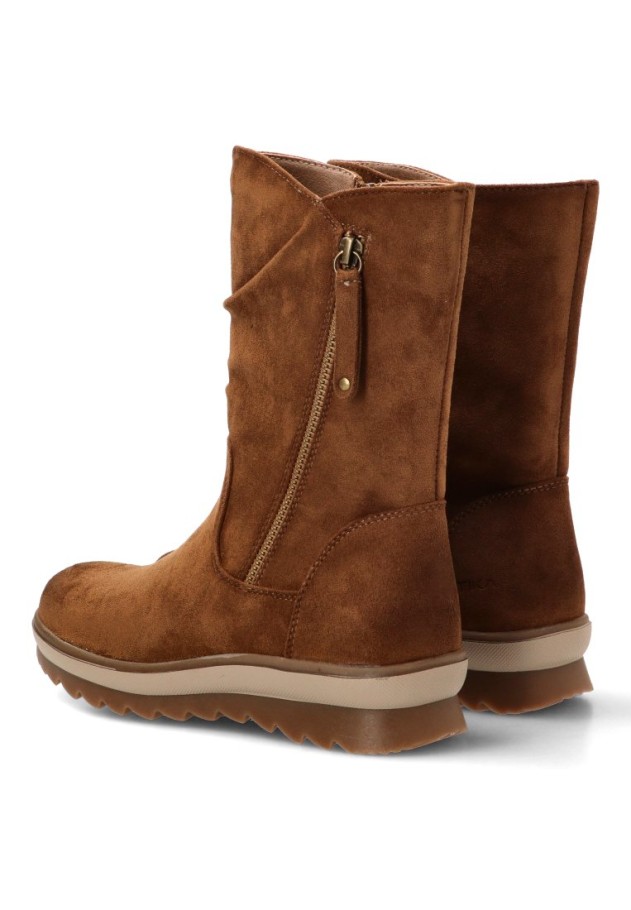 Botín camel de mujer ETIKA 11115