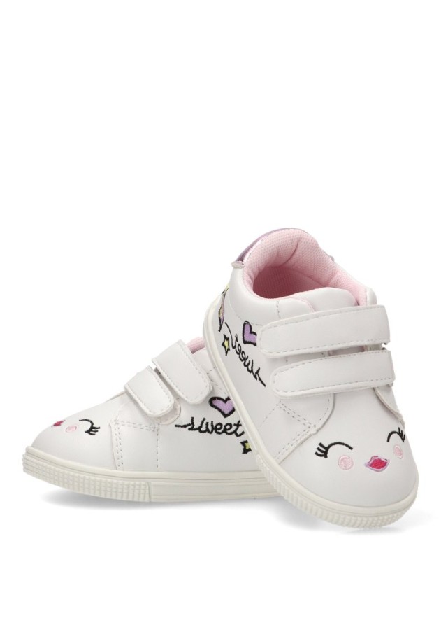Deportivo blanco de niña BUBBLE BOBBLE A-2820