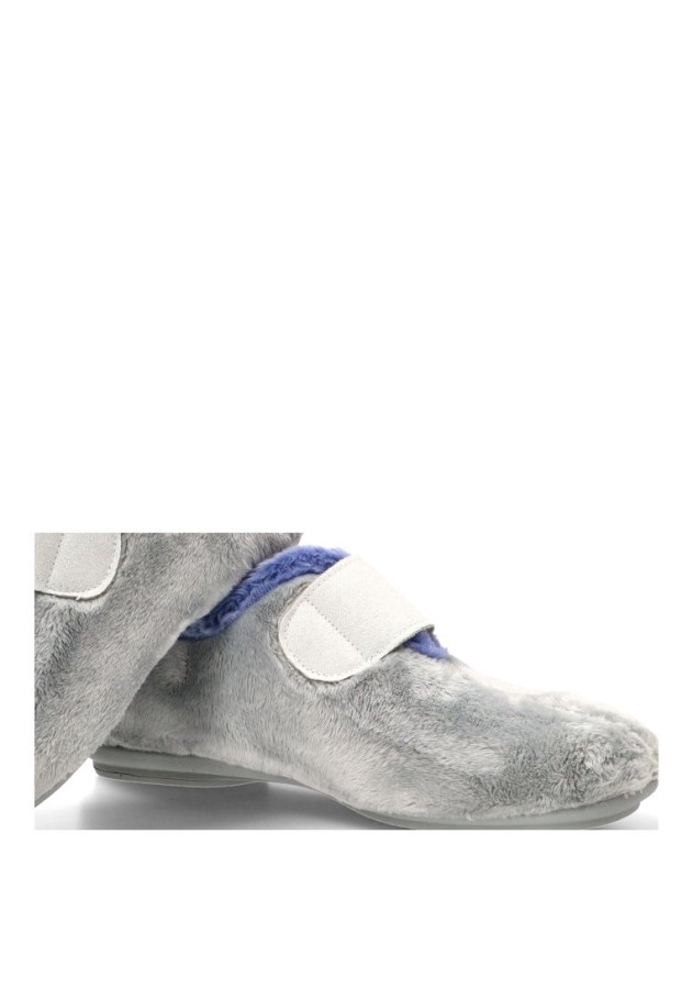 Zapatillas de casa VULCA-BICHA con velcro y forro abrigo 4301